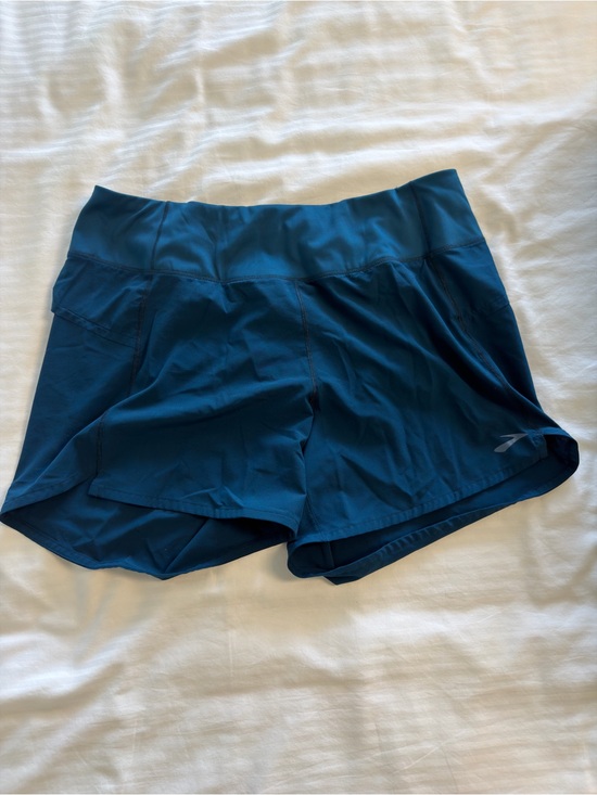 Brooks Pants - Brooks Teal Athletic Running Shorts